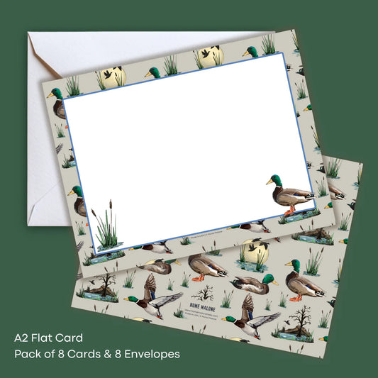 Mallard Ducks- 8 Notecard Set