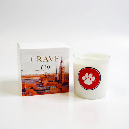 Clemson Collegiate Candle