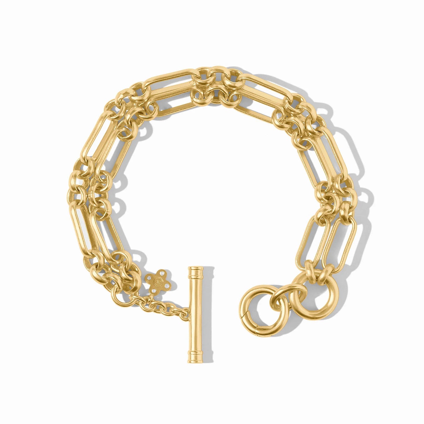 Julie Vos Colette Link Bracelet Champagne