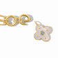 Julie Vos Colette Link Bracelet Chalcedony Blue