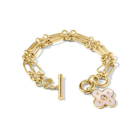 Julie Vos Colette Link Bracelet Champagne