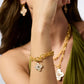 Julie Vos Colette Link Bracelet Chalcedony Blue