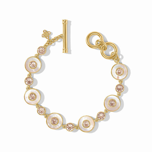 Julie Vos Colette Tennis Bracelet Champagne