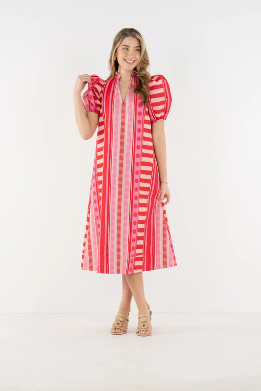 Emily McCarthy Hampton Dress Peach Jubilee