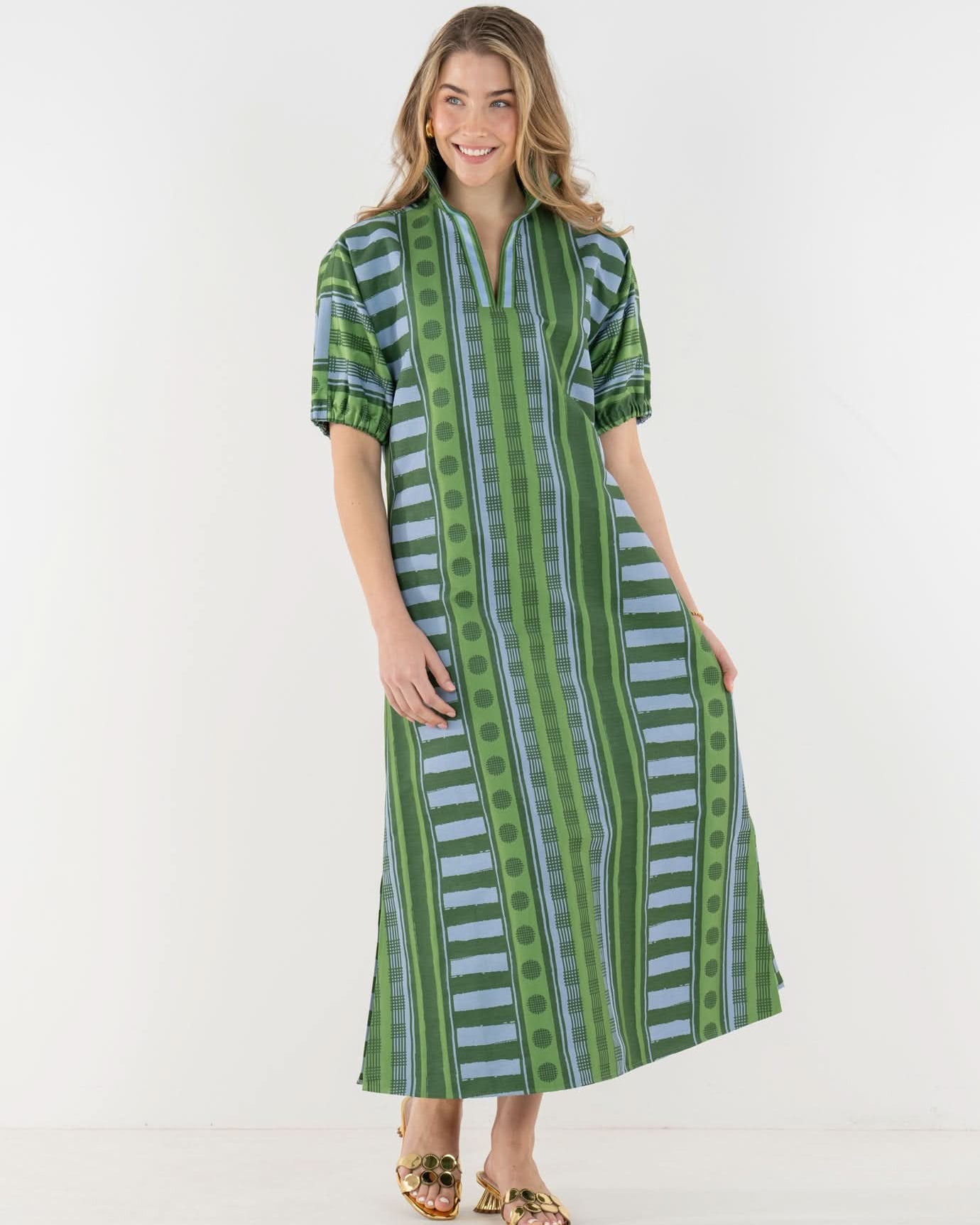 Emily McCarthy Poppy Maxi Dress Forest Jubilee