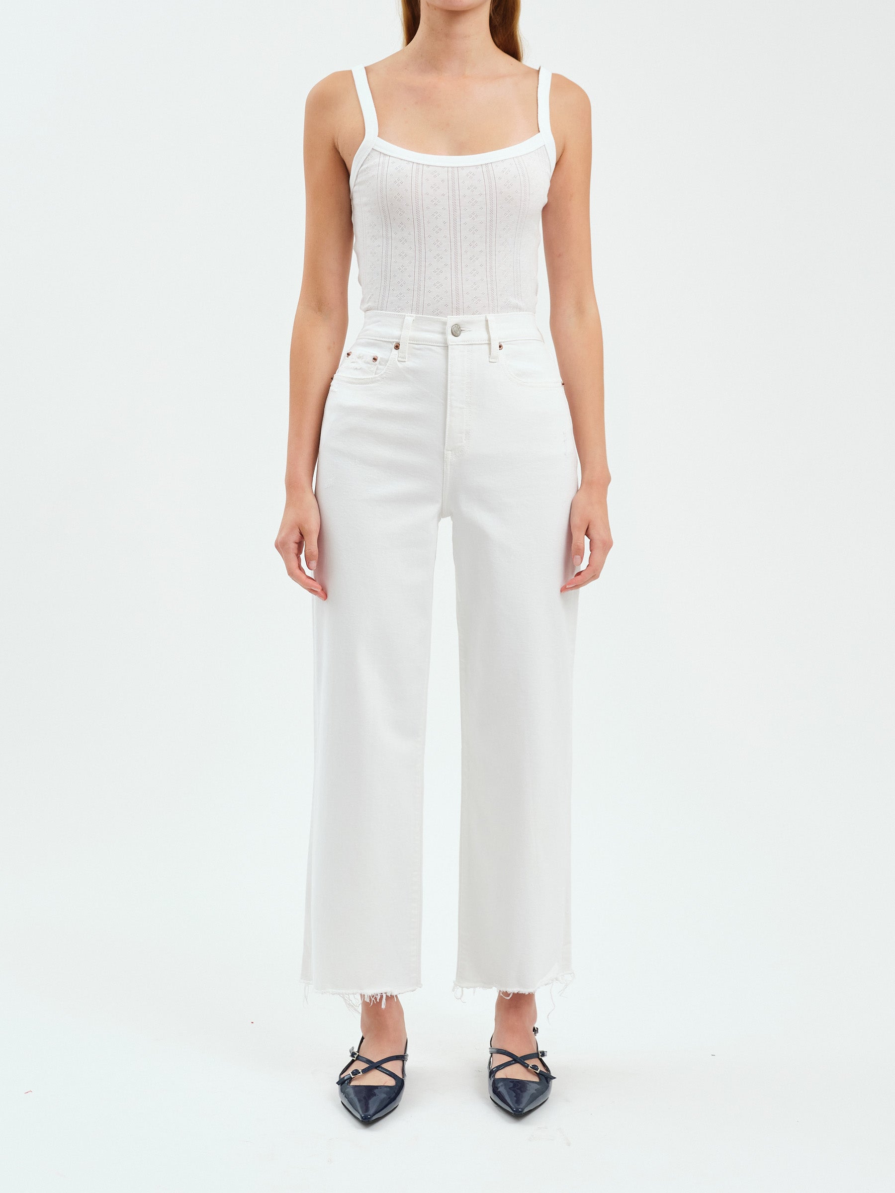 Daze Denim Sundaze Crop High Rise Vintage Straight Crop