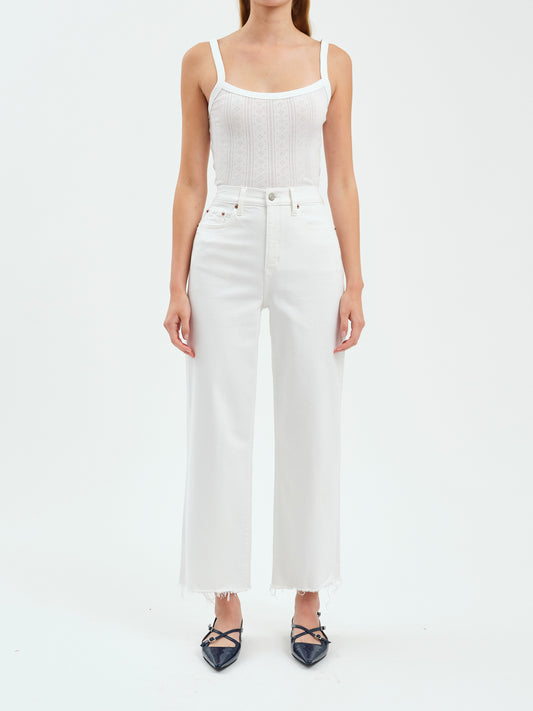 Daze Denim Sundaze Crop High Rise Vintage Straight Crop