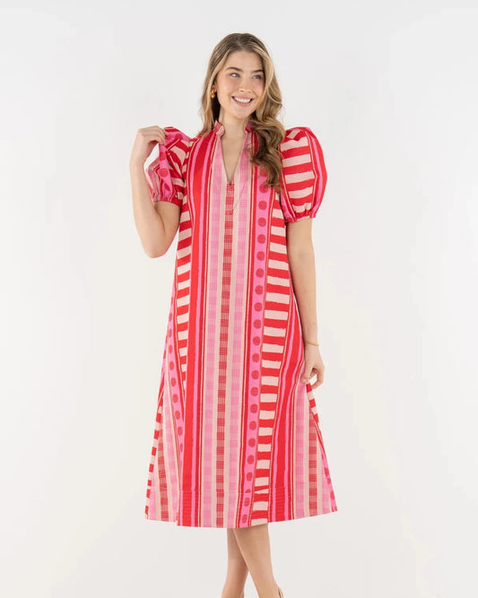 Emily McCarthy Hampton Dress Peach Jubilee