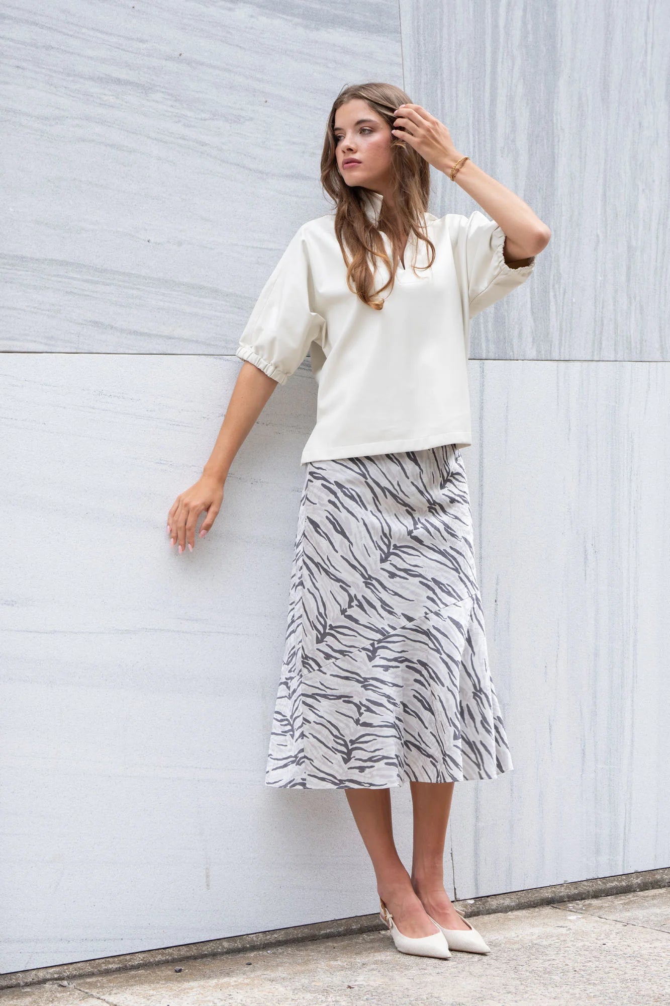Emily McCarthy Poppy Top Carrara