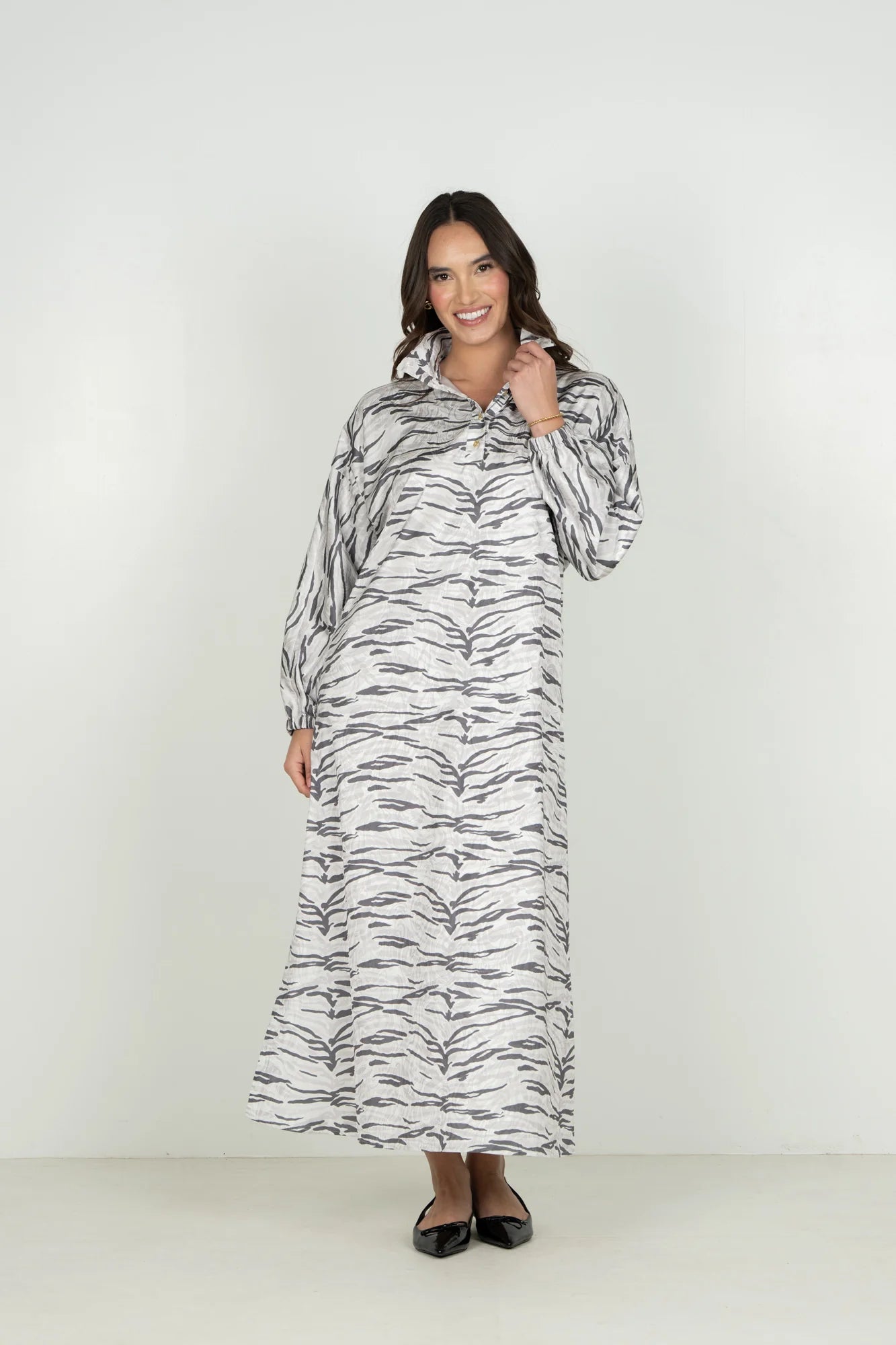Emily McCarthy Poppy Maxi Dress Wild Marble