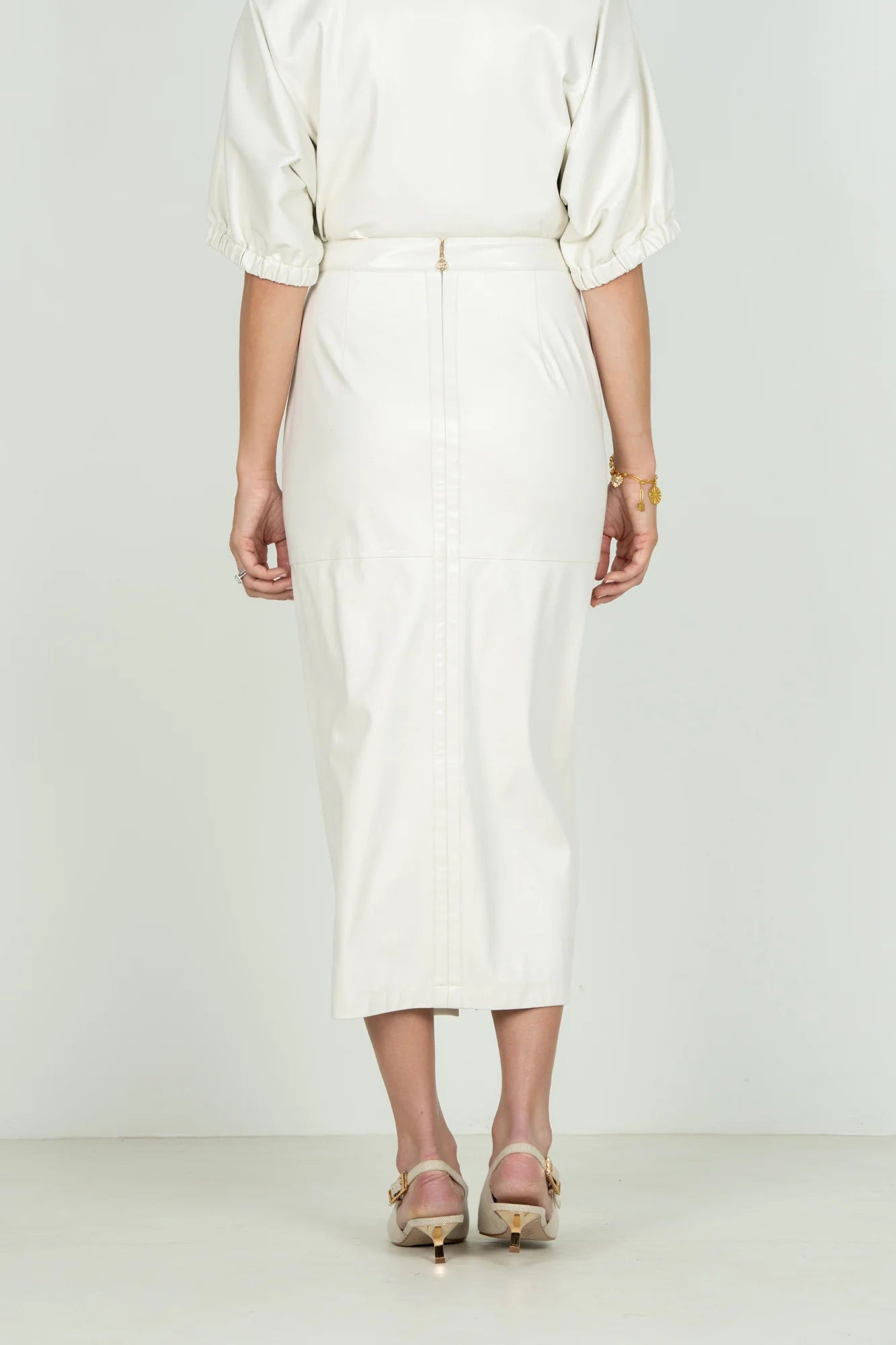 Emily McCarthy Pencil Skirt Carrara
