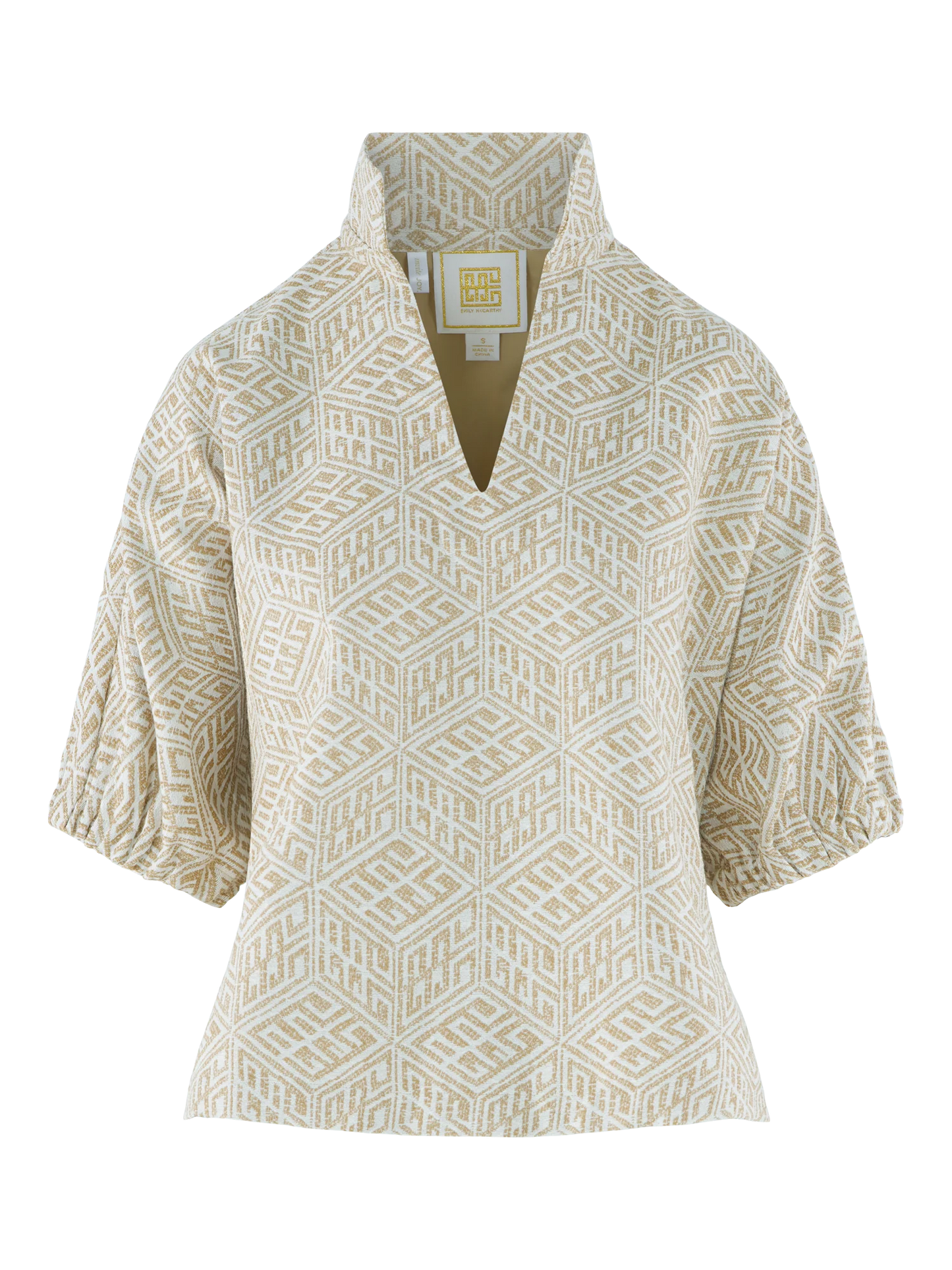 Emily McCarthy Poppy Top Mosaic Monogram