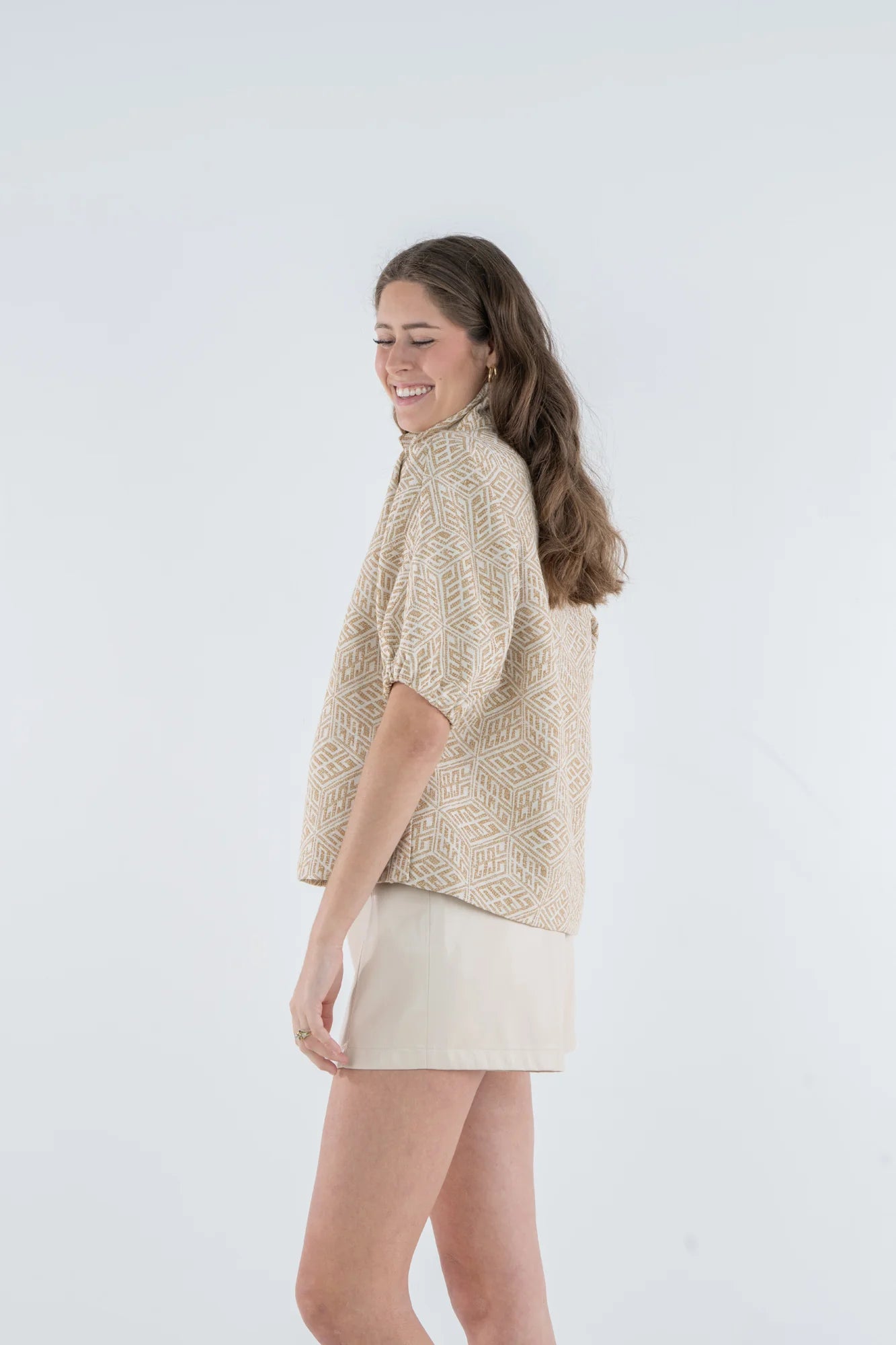 Emily McCarthy Poppy Top Mosaic Monogram