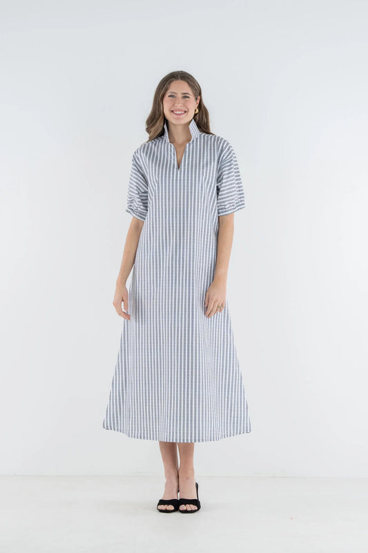 Emily McCarthy Poppy Maxi Black Stripe