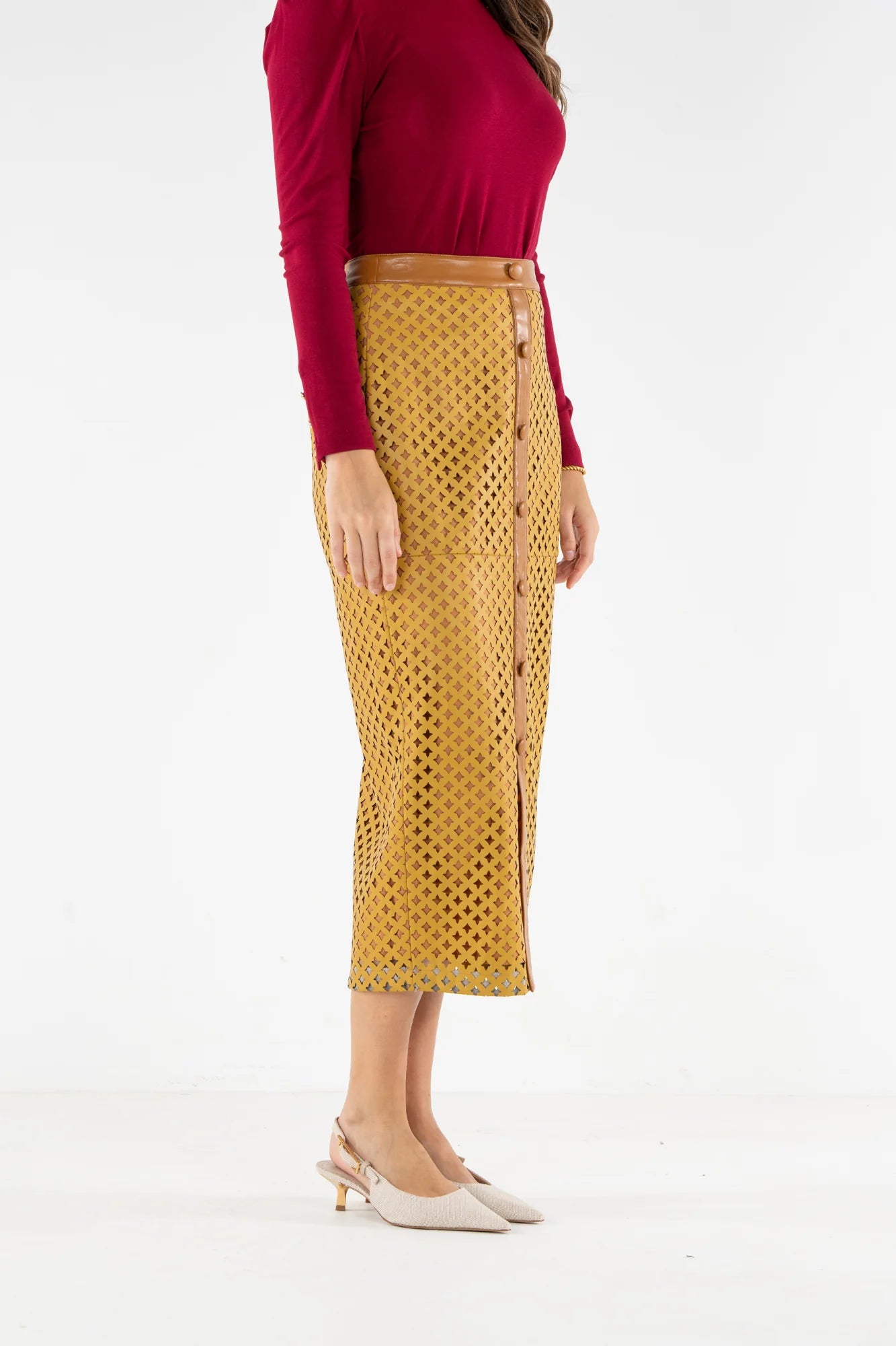 Emily McCarthy Pencil Skirt Florentine