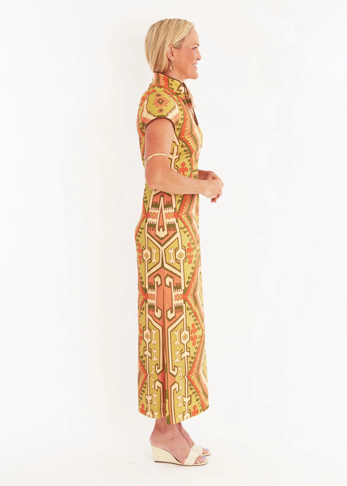CK Bradley Tarpon dress Kilim Squash