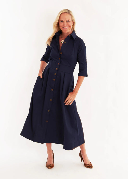 CK Bradley Monaco Dress Navy