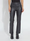 Lysse Foiled Vegan Leather Pant Black