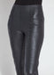 Lysse Foiled Vegan Leather Pant Black