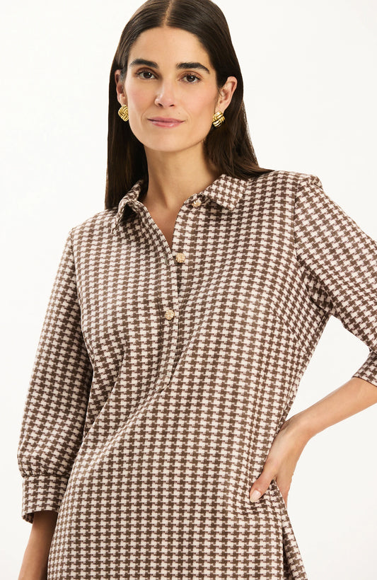 Tyler Böe Kat Knit Plaid Houndstooth Demitasse