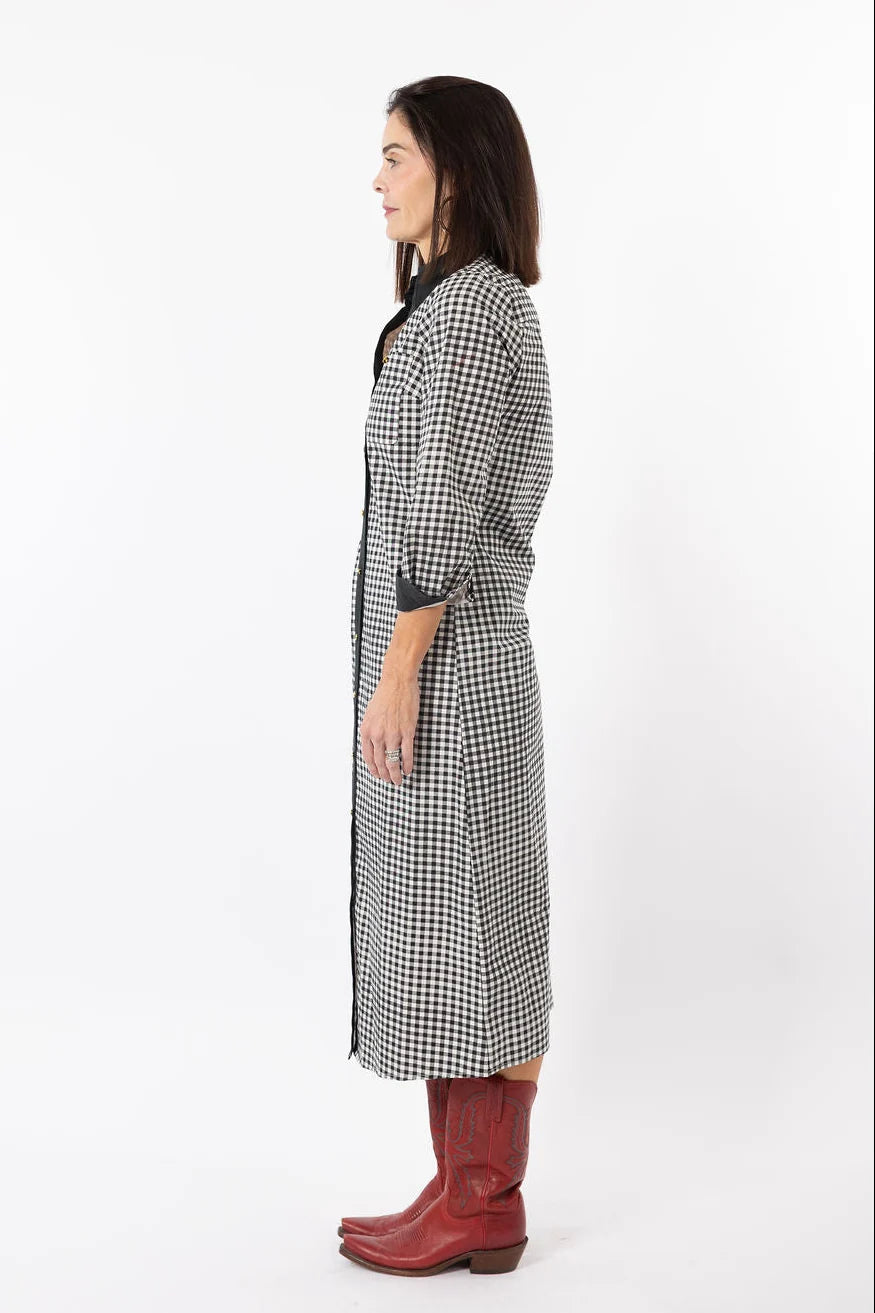 Garland Harper Dress Black Gingham