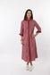 Garland Harper Dress Dark Red Gingham