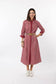 Garland Harper Dress Dark Red Gingham
