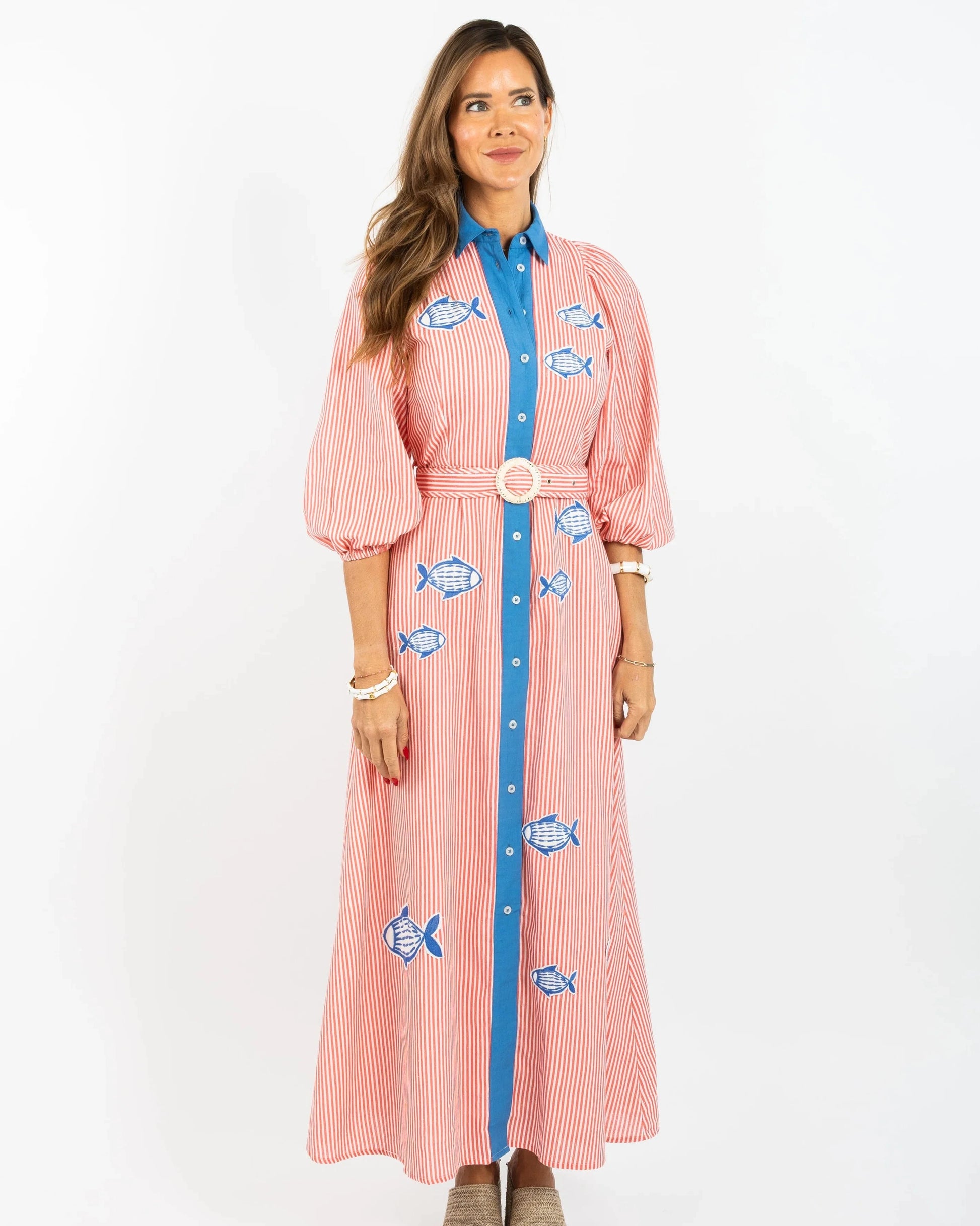 Garland Lyla Dress Fish Applique