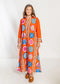House of MBR Greek Revival Lana Shirt Dress Long