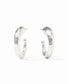 Julie Vos Hammered Hoop Silver