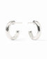 Julie Vos Havana Hoop Silver
