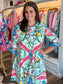 House of MBR Mint Chinois Shirt Dress Short