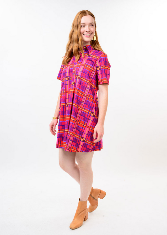 Uncle Frank's Plaid Shift Dress