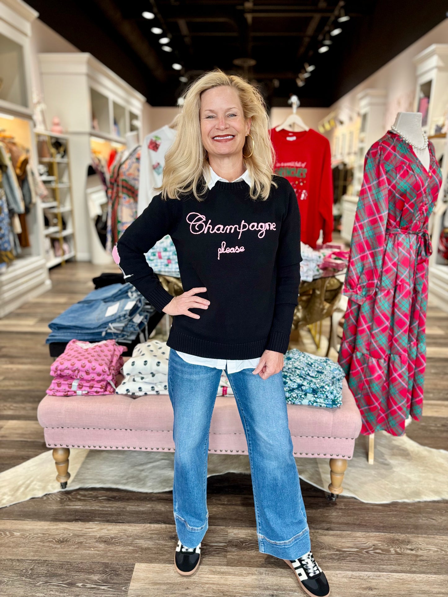 Risen High Rise Crop Wide Jeans