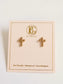 The Bella Gold Cross Stud