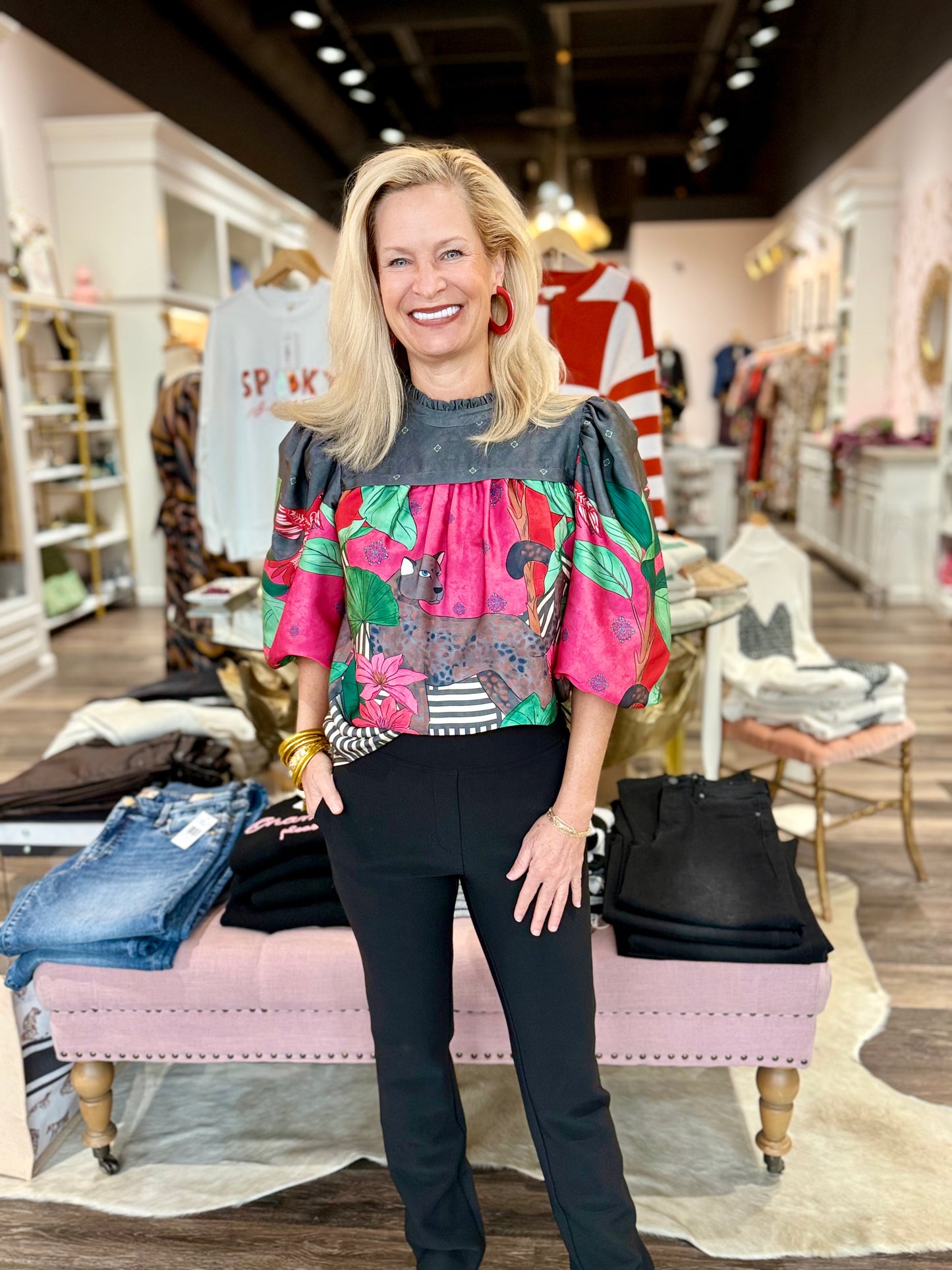 Alden Adair Mel Top Colony Stripe