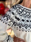White Glitter Sweater