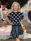 Joy Joy Pleather Skirt/Skort Black