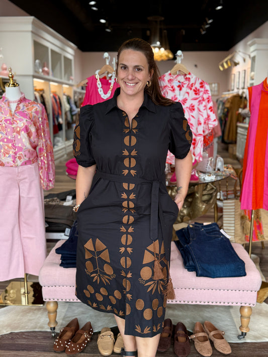 Uncle Frank's Embroidered Shirt Dress