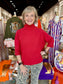 The Maple Turtleneck Sweater Red