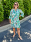 Vilagallo Greenhouse Multicolor Print Shirt Dress