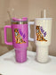 Tigers Tumbler 40 oz Iridescent Purple