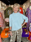 The Maple Turtleneck Sweater Sky Blue