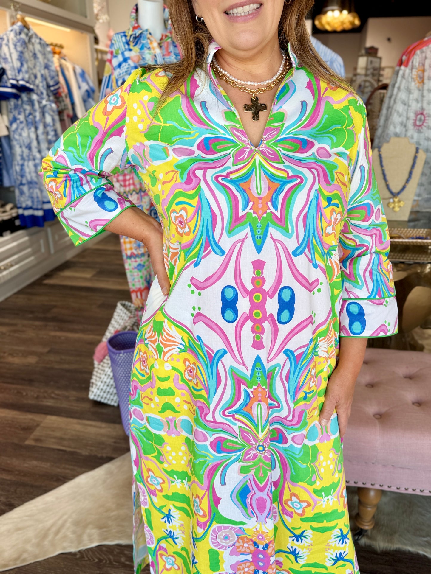 House of MBR Bardot Bouvier Long Dress