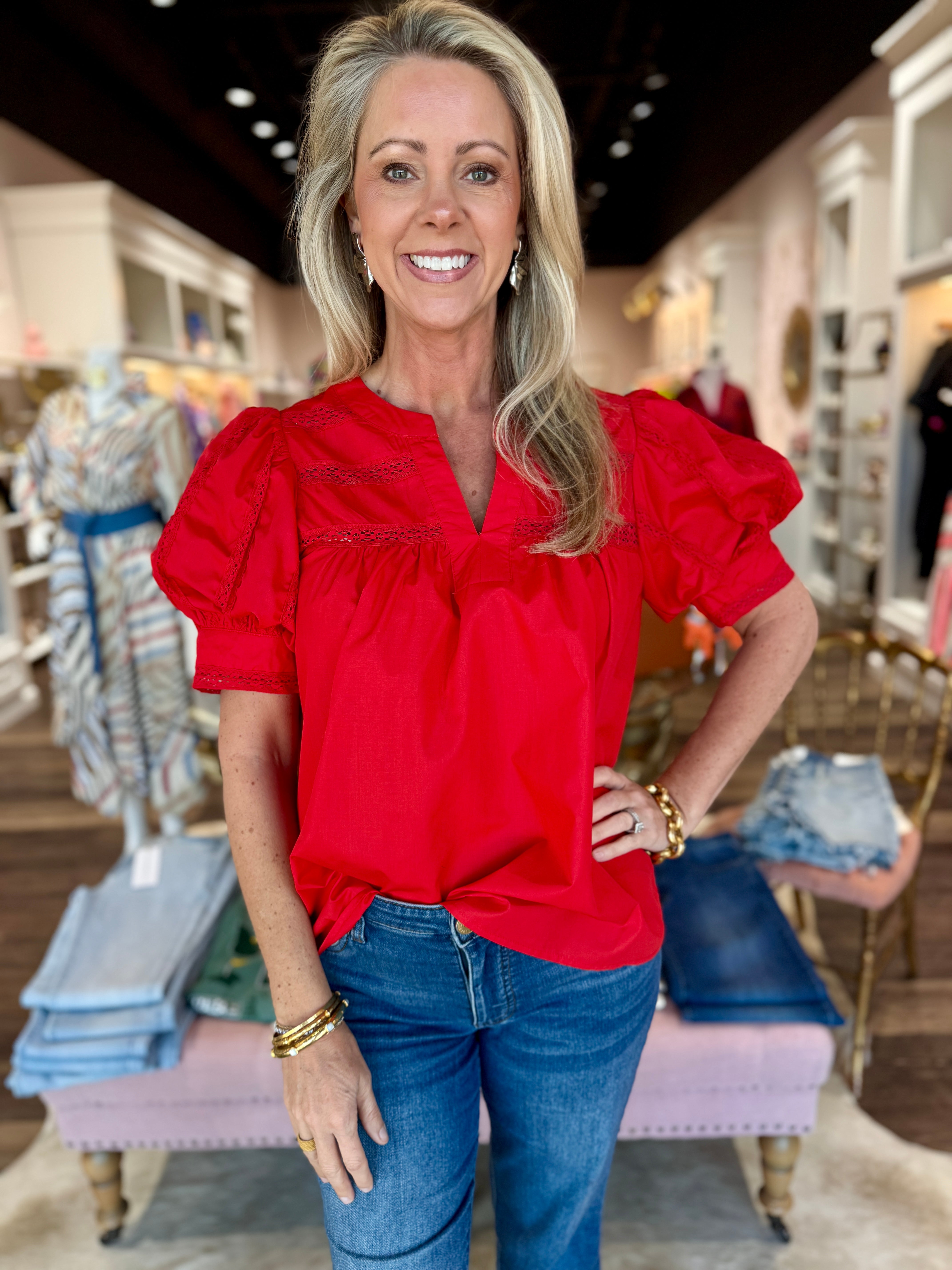 Red Blouse