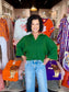 Entro Collared Sweater Moss
