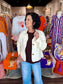 Entro Vanilla Latte Faux Suede Jacket