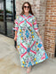House of MBR Mint Chinois Shirt Dress Long