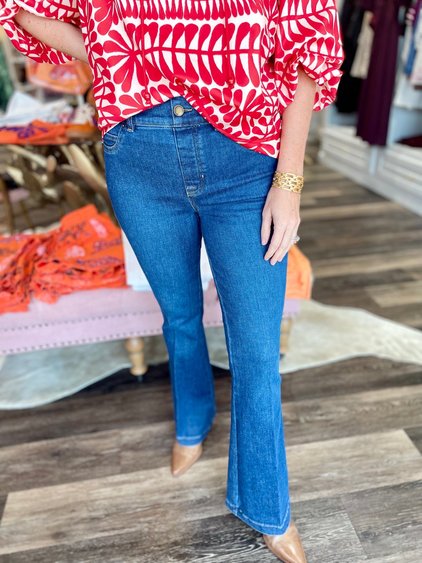 SPANXshape™ EveryWear Flare Jeans Petite