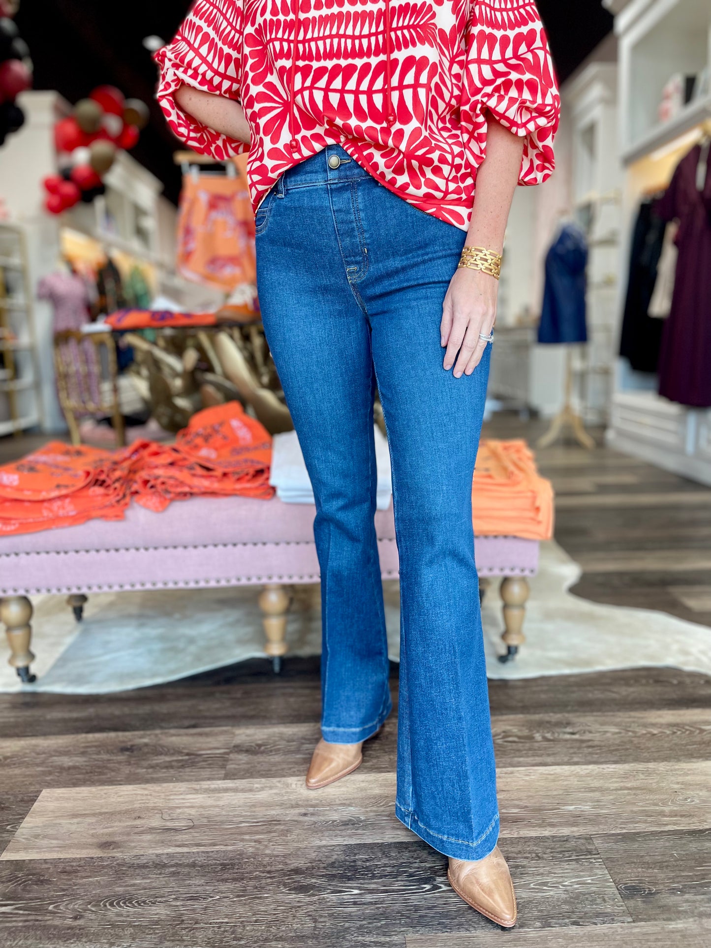 SPANXshape™ EveryWear Flare Jeans Petite